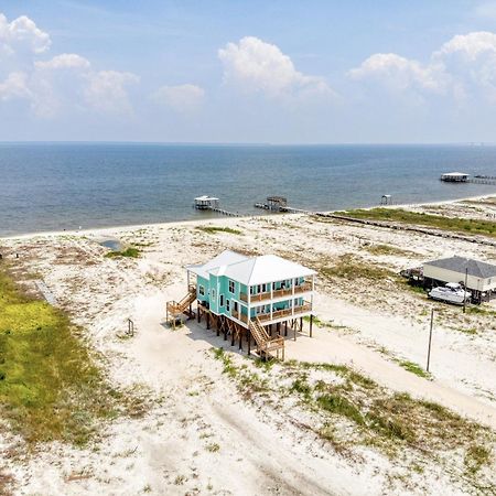 Salty Seahorse - Waterfront! Pet Friendly! Game Room, Pool Table, Beautiful Views - Room For The Whole Family Home Dauphin Island Exterior photo