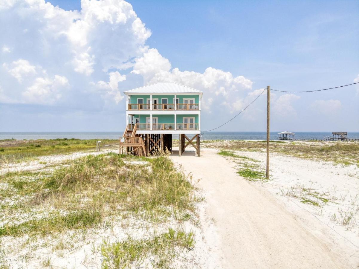 Salty Seahorse - Waterfront! Pet Friendly! Game Room, Pool Table, Beautiful Views - Room For The Whole Family Home Dauphin Island Exterior photo