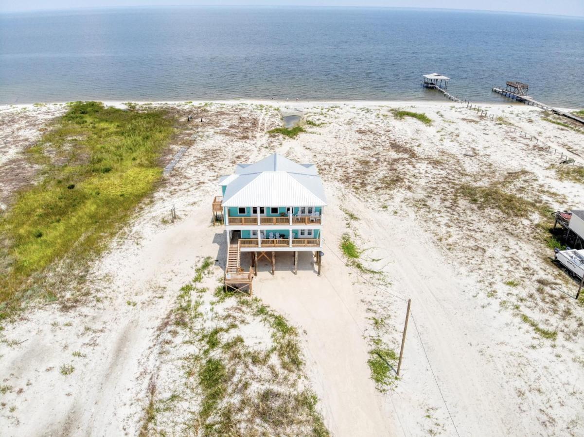 Salty Seahorse - Waterfront! Pet Friendly! Game Room, Pool Table, Beautiful Views - Room For The Whole Family Home Dauphin Island Exterior photo
