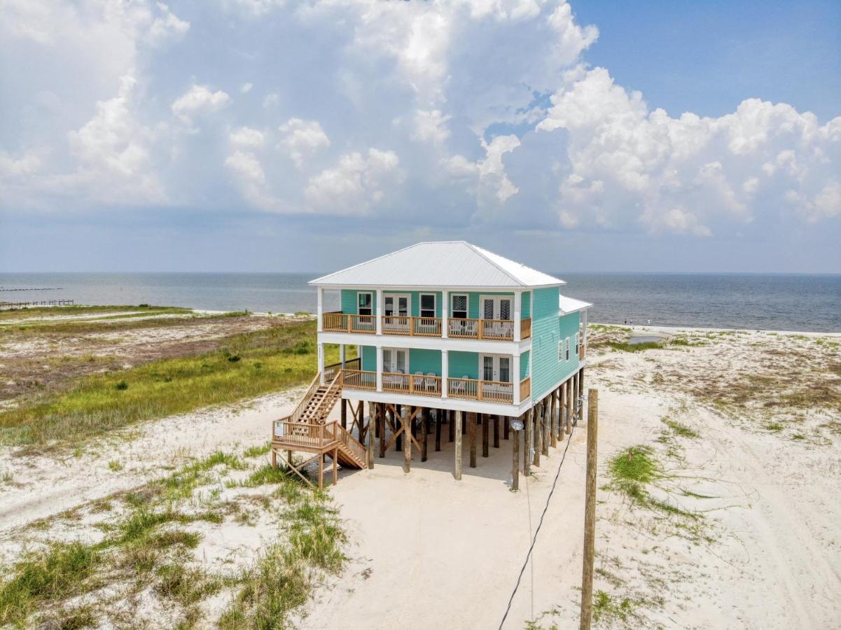 Salty Seahorse - Waterfront! Pet Friendly! Game Room, Pool Table, Beautiful Views - Room For The Whole Family Home Dauphin Island Exterior photo